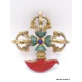 Double dorjé bouddhiste et kartika - Dordjé, double dorjé (sans cloche)
