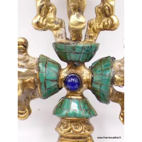 Double dorjé bouddhiste et kartika - Dordjé, double dorjé (sans cloche)