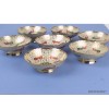 Bols d'offrandes laiton émaillé écru 10 cm Bols d'offrandes bouddhistes BOLEM4