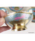 Bols d'offrandes laiton émaillé bleu ciel 10 cm Bols d'offrandes bouddhistes BOLEM5