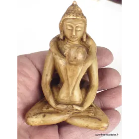 Statuette bouddhiste mini Shakti coloris divers - 9 cm - Statuettes bouddhistes tibétaines artisanales