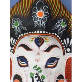 Masque Ganesh en plâtre - Objets Ganesh