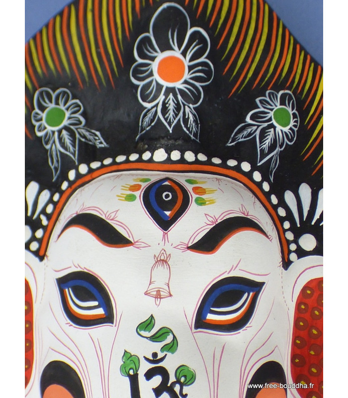 Masque Ganesh en plâtre Objets Ganesh m ganesh
