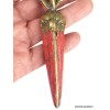 Phurba Dorjé et Bhairava laiton et corail Cloches et dorjé tibétains PHURBA3