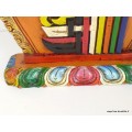 Sculpture bouddhiste sur bois KALACHAKRA Statuettes Bouddhistes SCULP1