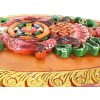Sculpture bouddhiste sur bois Signeus Auspicieux Statuettes Bouddhistes SCULP2
