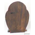 Sculpture bouddhiste sur bois Signeus Auspicieux - Décoration tibétaine