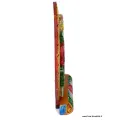 Sculpture bouddhiste sur bois Signeus Auspicieux - Décoration tibétaine