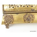 Porte encens bouddhiste en laiton massif Encens tibétains, accessoires PETLM
