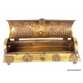 Porte encens bouddhiste en laiton massif Encens tibétains, accessoires PETLM