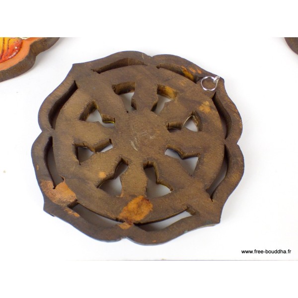 8 Sculptures bouddhistes signes auspicieux Statuettes Bouddhistes SCULP3