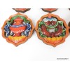 8 Sculptures bouddhistes signes auspicieux Statuettes Bouddhistes SCULP3