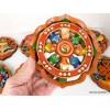 8 Sculptures bouddhistes signes auspicieux Statuettes Bouddhistes SCULP3