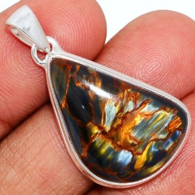 Pendentif Pietersite qualité AAA forme goutte Pendentifs pierres naturelles PU17.2