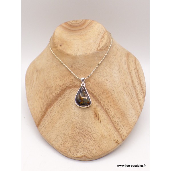 Pendentif Pietersite qualité AAA forme goutte Pendentifs pierres naturelles PU17.2