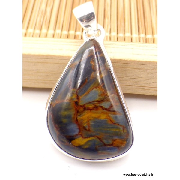 Pendentif Pietersite qualité AAA forme goutte Pendentifs pierres naturelles PU17.2
