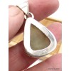 Pendentif Préhnite brute style vintage Bijoux en Préhnite PU19