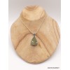 Pendentif Préhnite brute style vintage Bijoux en Préhnite PU19