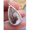 Pendentif goutte Agate de Botswana Bijoux en Agate PU21