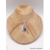 Pendentif goutte Agate de Botswana Bijoux en Agate PU21