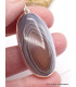 Pendentif Agate de Botswana marron gris Bijoux en Agate PU21.1