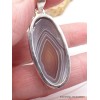 Pendentif Agate de Botswana marron gris Bijoux en Agate PU21.1
