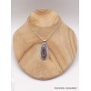 Pendentif Agate de Botswana marron gris Bijoux en Agate PU21.1