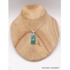 Pendentif Amazonite rectangulaire Pendentifs pierres naturelles PU23.2