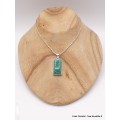 Pendentif Amazonite rectangulaire Pendentifs pierres naturelles PU23.2