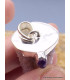 Pendentif Quartz Spirit et Améthyste cabochon Pendentifs pierres naturelles PU28