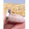 Pendentif Quartz Spirit et Améthyste cabochon Pendentifs pierres naturelles PU28
