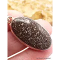 Pendentif oval en Os de dinosaure - Pendentifs pierres naturelles