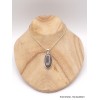 Pendentif oval en Os de dinosaure Pendentifs pierres naturelles PU29.1