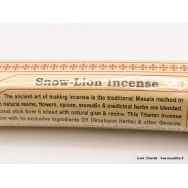 Encens tibétain Lion des Neiges Encens tibétains, accessoires ENSLN