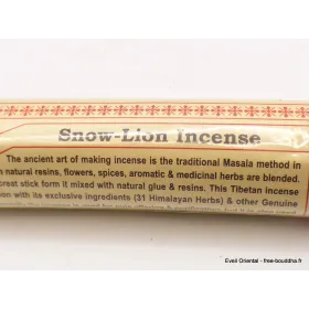 Encens tibétain pour rituel bouddhiste - Lion des Neiges - Encens tibétains, accessoires