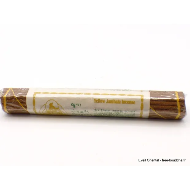 Encens tibétain Yellow Jambala - Rituel d'abondance - Encens tibétains, accessoires
