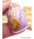 Pendentif Phosphosidérite forme rectangulaire Pendentifs pierres naturelles XV49.2