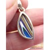 Pendentif Fordite Agate Detroïte rouge verte Pendentifs pierres naturelles XV17.4