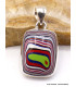 Pendentif Fordite Agate Detroïte vert pomme Pendentifs pierres naturelles XV17.5