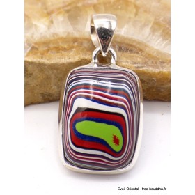 Pendentif Fordite Agate Detroïte vert pomme rouge Pendentifs pierres naturelles XV17.5