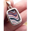 Pendentif Fordite Agate Detroïte vert pomme rouge Pendentifs pierres naturelles XV17.5