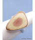 Bague Jaspe Impérial jaune pâle rose Taille 62 Bijoux en Jaspe XV57.3
