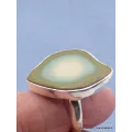 Bague Jaspe Impérial kaki vert taille 69/70 - Bijoux en Jaspe