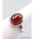 Petite bague Grenat Hessonite ovale taille 55 Bagues pierres naturelles XV60.5