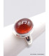 Petite bague Grenat Hessonite ovale taille 57/58 Bagues pierres naturelles XV60.6