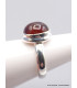 Petite bague Grenat Hessonite ovale taille 57/58 Bagues pierres naturelles XV60.6