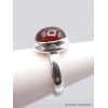 Petite bague Grenat Hessonite ovale taille 57/58 Bagues pierres naturelles XV60.6