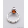 Petite bague Grenat Hessonite ovale taille 57/58 Bagues pierres naturelles XV60.6