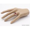 Petite bague Grenat Hessonite ovale taille 57/58 Bagues pierres naturelles XV60.6