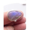 Bague Labradorite bleue forme goutte Taille 59 Bijoux en Labradorite Bleue XV54.8